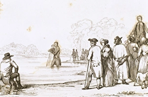 Anabaptist Collection: United States. Virginia. Anabaptist Baptism