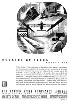 Companies Prints: The United Steel Companies. Appleby-Frodingham Steel Plant