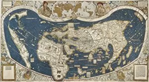 Cartography Collection: Universal Map, belonging to the work Cosmographiae