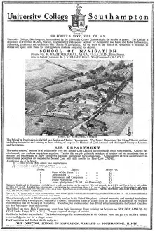 Colleges Prints: University College Southampton School Of Navigation 1948