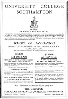 Colleges Prints: University College Southampton School Of Navigation