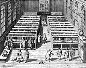 Libraries Prints: The University Library, Leyden