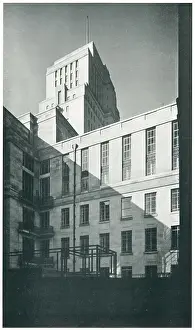 Senate Prints: University Of London Senate House & Library Interior Court