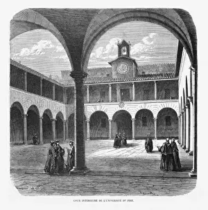 Court Yard Prints: University of Pisa