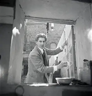 Unknown man at a window
