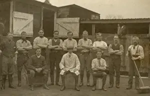 Grooms Prints: Unknown Racing Stables, England