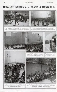 Funeral Gallery: Unknown Warrior procession through London 1920