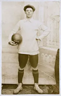 Goalie Prints: Unnamed British Goalkeeper - Early 20th century