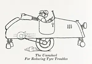 The Unowheel car / W H Robinson