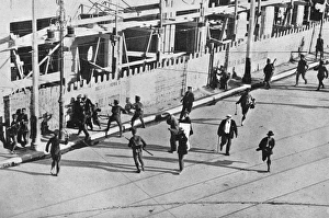 Images Dated 11th November 2015: The unrest in Spain: stormy scenes in Madrid