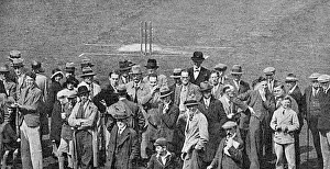 Oval Prints: Unruly Oval cricket crowd