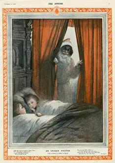 Buchel Prints: An Unseen Visitor from a drawing by Charles A. Buchel