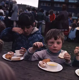 Untitled. Street party, Queens Jubilee Middlesbrough 1977