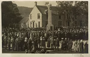 Seafield Collection: Unveiling of the Grantown on Spey War Memorial