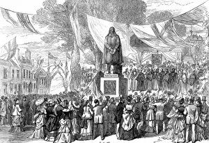 Bunyan Gallery: Unveiling the John Bunyan Statue at Bedford, 1874
