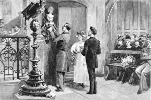 Unveiling the John Keats Bust, Hampstead Parish Church, 1894