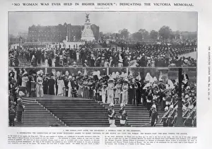 Unveiling of the Queen Victoria Memorial
