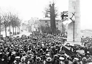 Doncaster Prints: Unveiling the War Memorial in 1923 Doncaster