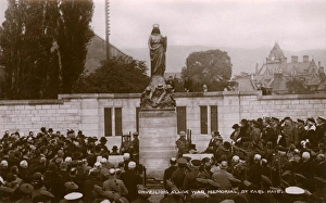 Alloa Gallery: Unveiling of War Memorial by Earl Haig, Alloa, Scotland