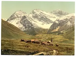 Grisons Prints: Upper Engadine, Sertigthal, Grisons, Switzerland