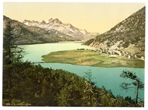 Grisons Prints: Upper Engadine, Silvaplana, III. Grisons, Switzerland