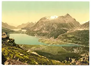 Grisons Prints: Upper Engadine, Silvaplana, IV. Grisons, Switzerland