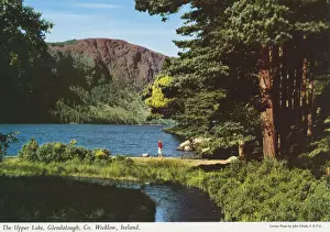 Glendalough Prints: The Upper lake, Glendalough, County Wicklow