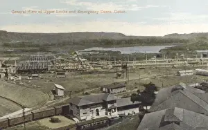 Dams Prints: Upper Locks and Emergency Dams - Panama Canal