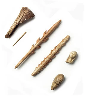 Anthropology Collection: Upper Palaeolithic tools 18 - 30, 000 years old