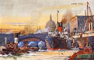 Tugs Prints: Upper Pool - River Thames, London