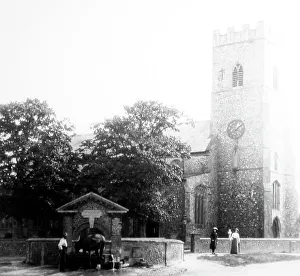 Upper Sheringham Church, early 1900s