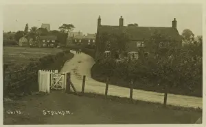 Wentworth Postcard Collection Prints: Upper Staithe Road (Looking towards the High Street), Stalham, Norwich, East Anglia