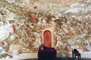 Images Dated 5th August 2007: Uprising against the Ottoman Empire. Memorial wall dedicated