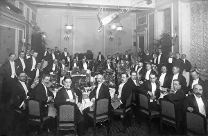 Gustav Prints: The Upside Down Dinner given by the Hendon Aviators