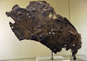 Urartu civilization. Remains probably of a decorated armor
