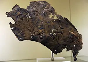 Highlands Prints: Urartu civilization. Remains probably of a decorated armor