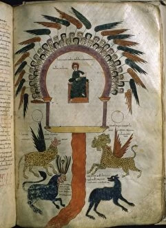 Diocesan Collection: Urgell Beatus. 10th c. Illuminated manuscript and medieval c
