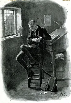 Uriah Prints: Uriah Heep, law clerk in David Copperfield