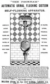 Milton Gallery: Urinal Advert 1889