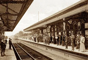 Urmston Railway Station, early 1900s