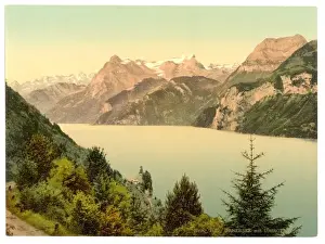 Urnersee Prints: Urnersee and Urirotstock, Lake Lucerne, Switzerland