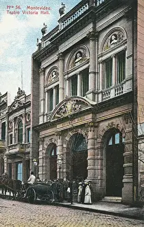 Uruguayan Prints: Uruguay - Montevideo - The Victoria Theatre