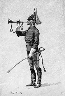 U.s cavalry bugler