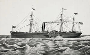 Allen Gallery: U.S. mail steam ship Arctic: Collins line builders, hull by