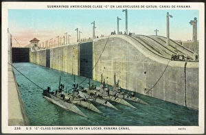 Locks Collection: U.s. Subs in Panamacanal