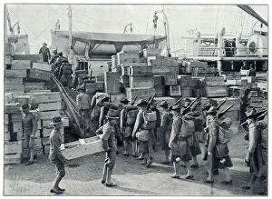 Retreated Collection: U.S. Troops depart for Mexico 1914