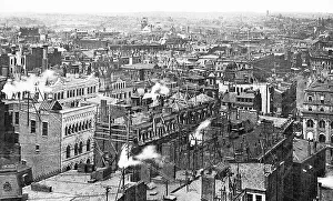 Pre 1900 Prints: USA Boston panorama pre-1900