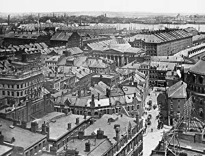 USA Boston panorama pre-1900