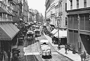 USA Boston Washington Street early 1900s