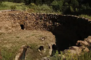 USA. Near Los Alamos. New Mexico. Bandelier National Monumen